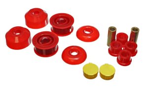 Toyota Corolla Control Arm Bushing Set - Front - Energy Suspension - Performance Polyurethane - Red - `03-`06